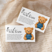 Denim Blue Jean Baby shower Livres pour bébé