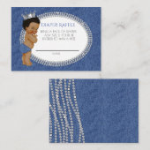 Carte D'accompagnement Dénim & Diamonds Africain Américain (Devant / Derrière)