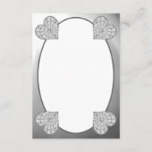 Carte D'accompagnement Dentelle Céramique gris (Dos)