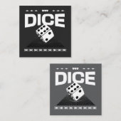 Carte D'accompagnement Dés (Devant / Derrière)