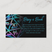 Carte D'accompagnement Dés de JDR | Demande de livre Holo Fantasy PnP pou (Devant)