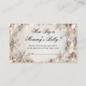 Carte D'accompagnement Des Snowflakes Avec Des Perles À Quel Point Est So (Devant)