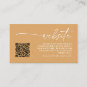 Carte D'accompagnement Desert Vibes Mariage Website ID1019 (Devant)