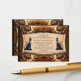 Carte D'accompagnement Design moderne égyptien, islamique, arabe et afric