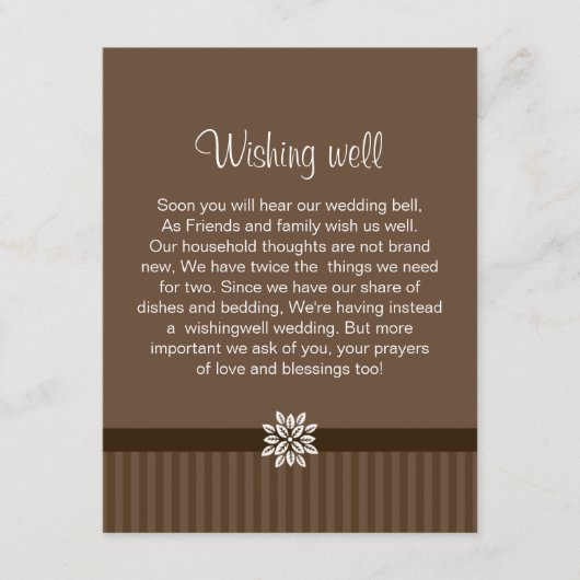 Carte D'accompagnement Design No.2 Wishing well - RASPBERRY (Devant)