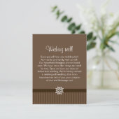 Carte D'accompagnement Design No.2 Wishing well - RASPBERRY (Debout devant)