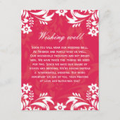 Carte D'accompagnement Design No.2 Wishing well - RASPBERRY (Devant)