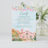 Carte D'accompagnement Destination Mariage Pink Mexico (Debout devant)