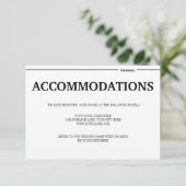 Carte D'accompagnement Destination Tropical Beach Informations de mariage (Debout devant)