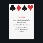 Carte D'accompagnement Destiny Las Vegas Mariage Réception Informations s<br><div class="desc">La carte d'enceinte parfaite pour votre faire-part de mariage Las Vegas,  la célébration à thème du casino ou la réception après-vente.</div>