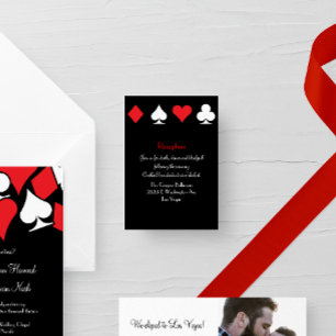 Carte D'accompagnement Destiny Las Vegas Mariage Réception Informations s