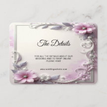 Détail de cadre floral rose