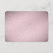 Carte D'accompagnement Détail de fleur rose (Dos)