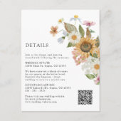 Carte D'accompagnement Détail de Tournesol (Devant)