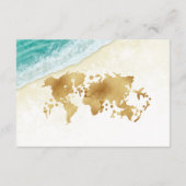 Carte D'accompagnement Détail du monogramme du passeport de destination d (Dos)