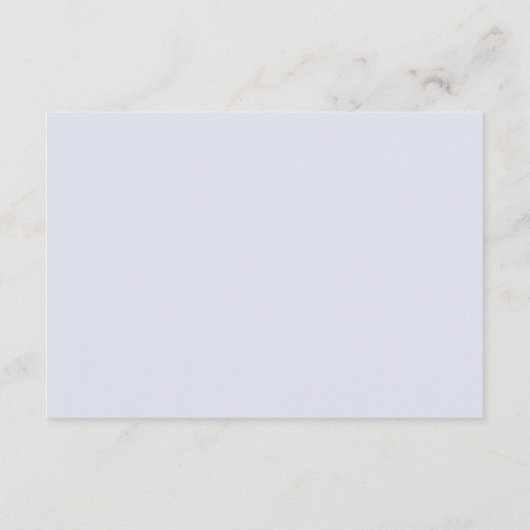 Carte D'accompagnement Détail simple de mariage avec un script bleu minim (Dos)