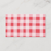 Carte D'accompagnement Détails de fête d'anniversaire de fraise douce aux (Dos)