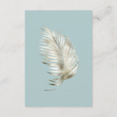 Carte D'accompagnement Détails de la réception du feuillage Tropical Arge (Dos)