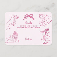 Détails de la soirée Cocktail Rose Retro Insérer