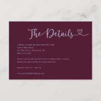 Détails de mariage à la plume cœur écriture fantai