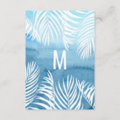 Carte D'accompagnement Détails de mariage aux coups de pinceau dorés sur (Dos)