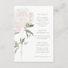 Détails de mariage aux pivoines roses romantiques