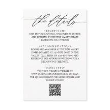 Détails de mariage avec écriture moderne et photo