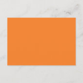 Carte D'accompagnement Détails de mariage de code QR Citron Orange Capric (Dos)