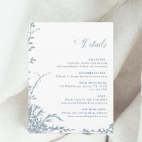 Détails de mariage de jardin floral romantique ble