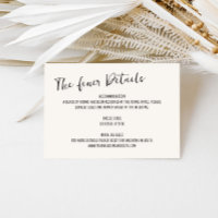 Détails de mariage manuscrits