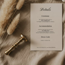 Détails de mariage minimal simples noir et blanc