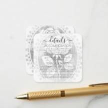 Détails de mariage personnalisés de rose camée vin