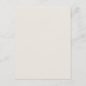 Carte D'accompagnement Détails de mariage : plaisirs simples de l'automne (Dos)