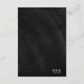 Carte D'accompagnement Détails de mariage sur feuille de palmier bijou ar (Dos)