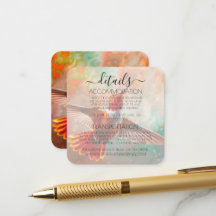 Détails de mariage sur mesure de colibri vibrant o