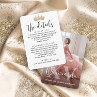 Détails de photo de Quinceañera moderne XV 15e ann