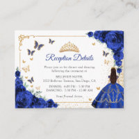 Détails de réception de Quincenarea bleu royal chi
