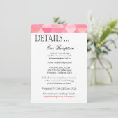 Carte D'accompagnement Détails de réception de Triangles géométriques | r (Debout devant)