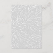 Carte D'accompagnement Détails / Directions de la feuille d'argent botani (Dos)