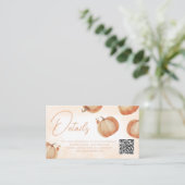 Carte D'accompagnement Détails du Citrouille d'automne (Debout devant)