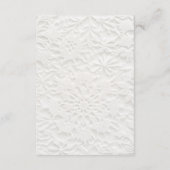 Carte D'accompagnement Détails du code QR de mariage d'hiver (Dos)