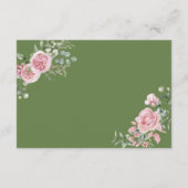 Carte D'accompagnement Détails du code QR des roses roses modernes Diplôm (Dos)