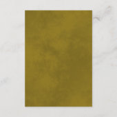 Carte D'accompagnement Détails du code QR Mariage Gold & Cream élégant (Dos)