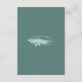 Carte D'accompagnement Détails du Mariage Abstrait Paint Strokes ID886 Tu (Dos)