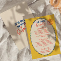 Détails du Mariage amusant écrit à la main