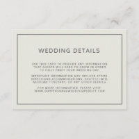 Détails du Mariage beige clair simple