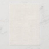 Carte D'accompagnement Détails du Mariage botanique Fleur sauvage simple (Dos)