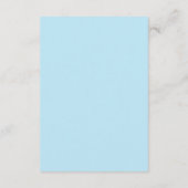 Carte D'accompagnement Détails du Mariage de blocs de couleur - Hiver ID7 (Dos)