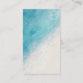 Carte D'accompagnement Détails du Mariage de code QR de plage (Dos)