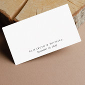 Carte D'accompagnement Détails du Mariage de code QR élégant